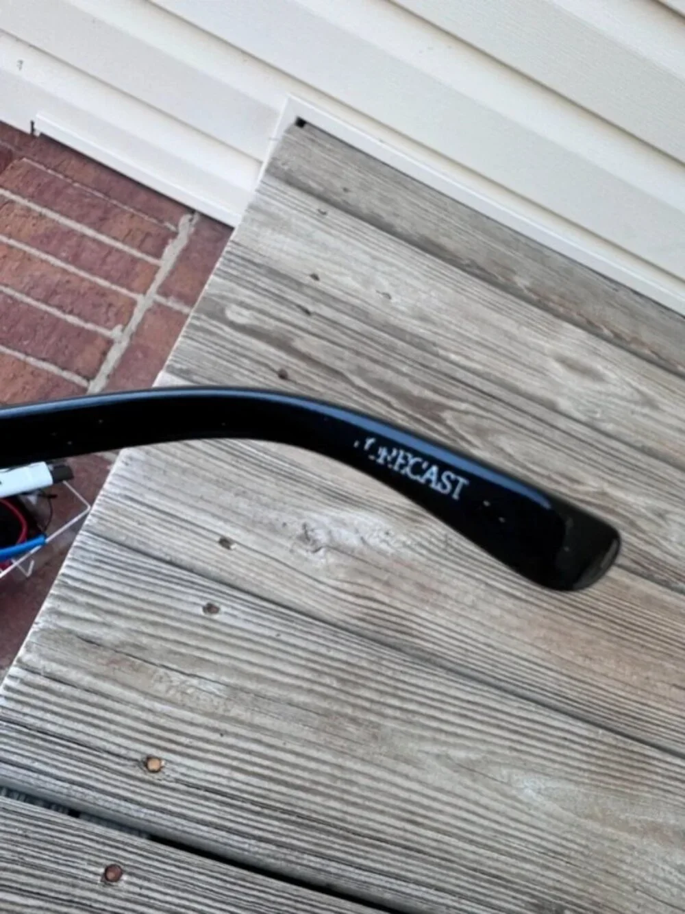 Black Blue Forecast Fishing Sunglasses Unisex